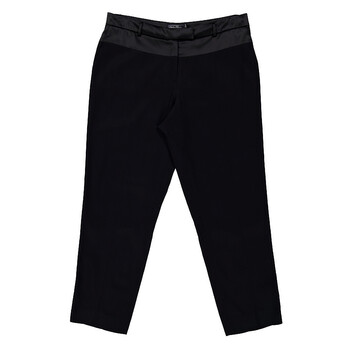 Cady Parte Opaca Tailored Trousers in Black, Brand Size 48 ( US Size 14 ) 13E210 648302 Cady Parte Opaca Tailored Trousers in Black, Brand Size 48 ( US Size 14 ) 13E210 648302