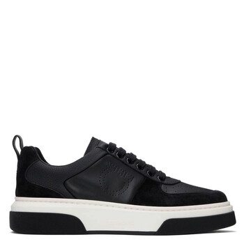 【関税&送料込】Salvatore Ferragamo Black Leather Cassina Sn New Salvatore Ferragamo Cassina Lo Men Sneakers Fashion