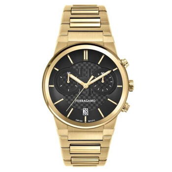 Chronograph Quartz Black Dial Men's Watch SFME01323