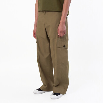 Cotton Canvas Cargo Pants