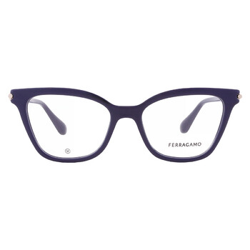 Ferragamo Demo Cat Eye Ladies Eyeglasses SF2991 001 51