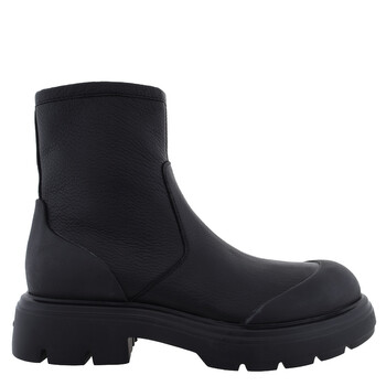 Ferragamo Ferdi Leather Boots, Size 9 EE 021713 762826