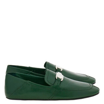 Ferragamo Demi Leather Summer Loafers, Size 9 027947 773083