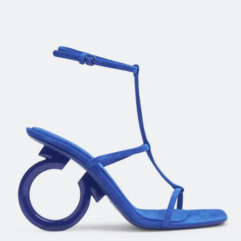 Elina T-Strap Gancini Sandals 01E779 763580 Elina T-Strap Gancini Sandals 01E779 763580