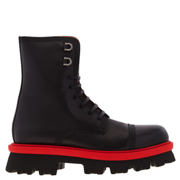Ferragamo Faraway Chunky Combat Boots, Size 7 021494 763193