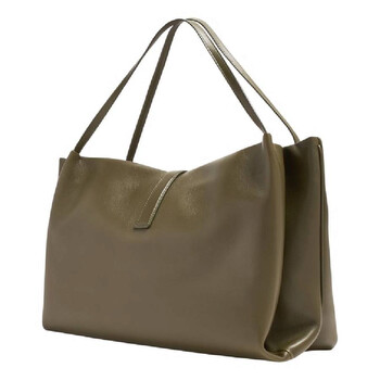 Flap Tote Leather Bag