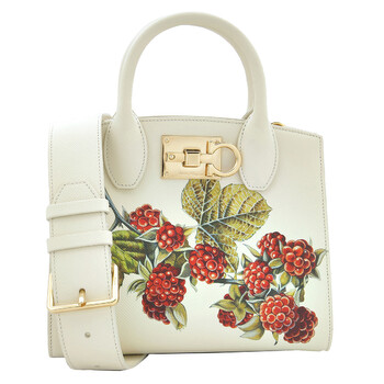 Floral Print Studio Top Handle Box Bag 211496 769955