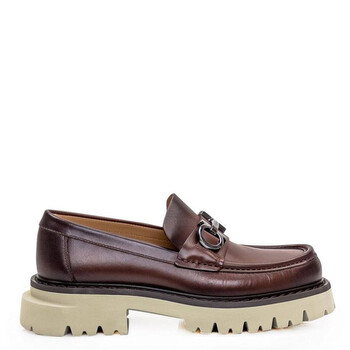 Ferragamo Florian Gancini Ornament Chunky Moccasins, Size 11