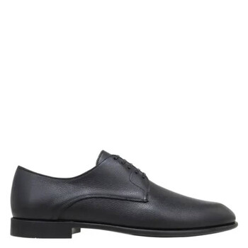 Ferragamo Salvatore Ferragamo Men's Black Leather Derby