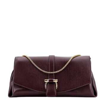 Ferragamo Front Flap Chain-Link Shoulder Bag 219794 777231