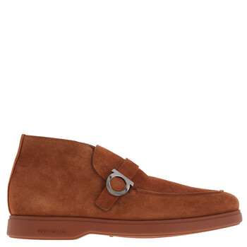 Ferragamo Gancini Buckle Desert Boots, Size 9 E 021663 762704