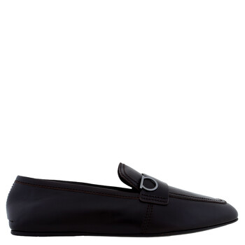 Ferragamo Debros Gancini Ornament Loafers, Size 9 023612 773582