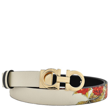 Ferragamo Gancini Reversible Leather Belt, Size 100 cm  display picture 1