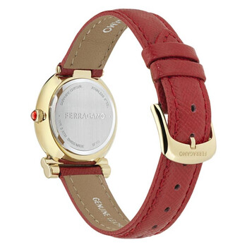 Gancini Twisted Quartz Silver Dial Ladies Watch SFVB00224