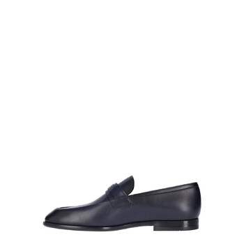 Gancini-Buckle Leather Loafers
