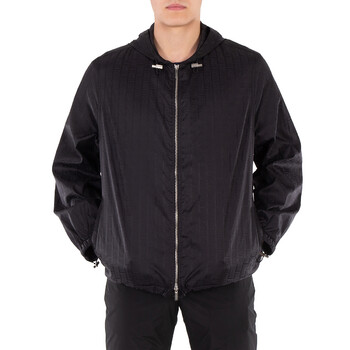 Moncler Black Farlak Hooded Jacket, Brand Size 4 (X-Large