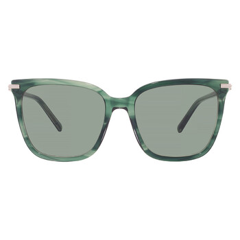 Ferragamo Green Butterfly Ladies Sunglasses SF2036S 316 56