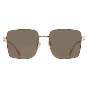 Ferragamo Salvatore Ferragamo Brown Square Ladies Sunglasses  display picture 3