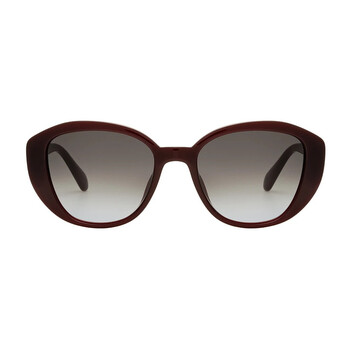 Ferragamo Salvatore Ferragamo Burgundy Gradient Square  display picture 3