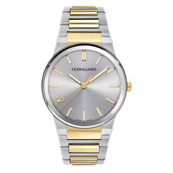 Infinity Sapphire Quartz Silver Dial Men's Watch SFST00424