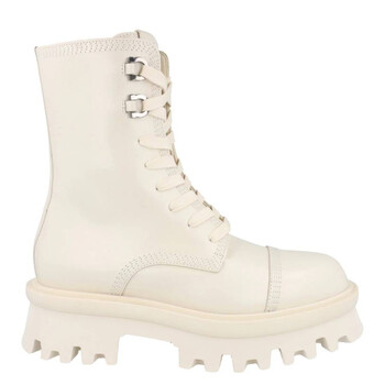 Kira Leather Combat Boots 01F701 763844