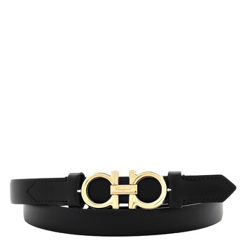 ベルト FERRAGAMO SS25 Ferragamo Belts Black (715735 23B707001) Sized Gancini belt - Women | Ferragamo