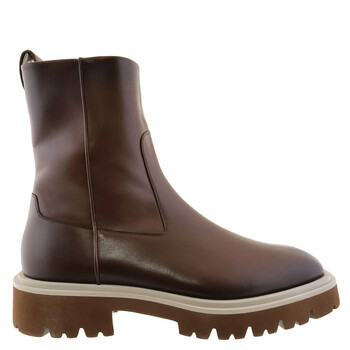 Ferragamo Ferdi Leather Boots Brown Mens Ferragamo Mens Ferdi Leather Boots – Bluefly main image 3