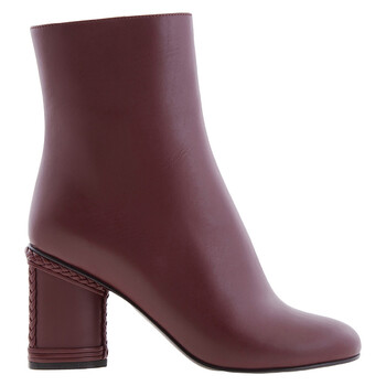 Leather Ankle Boots with Block Heel, Size 7 D 01R568 738914 Leather Ankle Boots with Block Heel, Size 7 D 01R568 738914