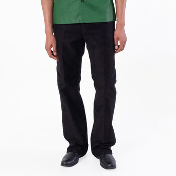 Leather Tab Cotton Moleskin Jeans