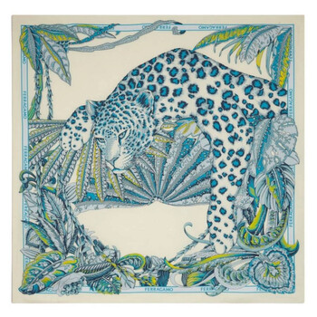 Ferragamo Leopard Print Silk Scarf 310154 771189