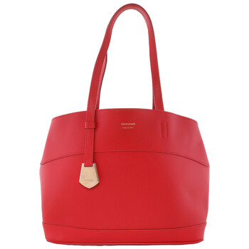 Ferragamo Cut-Out Detailing Leather Tote Bag 215933 768961