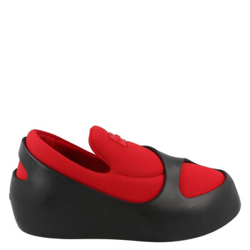 Ferragamo Logo-Patch Panelled Sneakers, Size 11 021271 766299