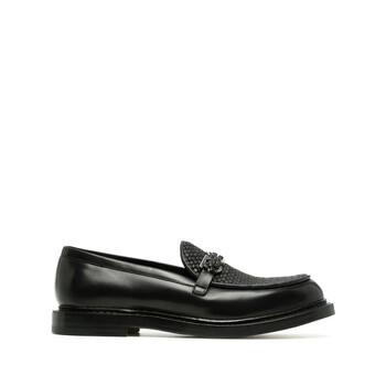 Ferragamo Men's Black Loafers, US Size 11.5 020740752443 - Shoes