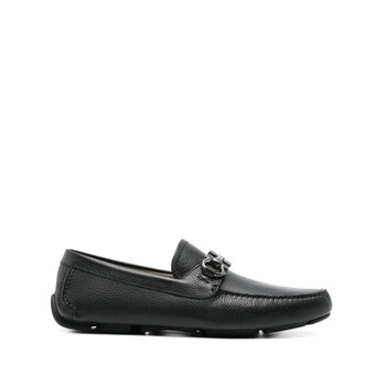 Ferragamo Salvatore Ferragamo Men's Black Loafers, US Size 6