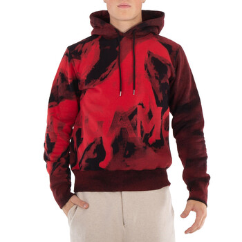 Ferragamo Mustang Print Cotton Hoodie, Size Medium 122116 765314