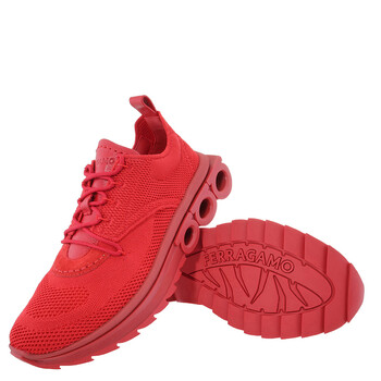 Nima Knit Gancini Low-Top Sneakers