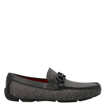 Ferragamo Salvatore Ferragamo Men's Black Lens Gancini Slip On