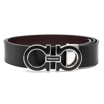 Ferragamo Reversible And Adjustable Gancini Belt, Size 115 Ferragamo Reversible And Adjustable Gancini Belt, Size 115