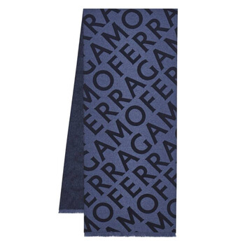 Reversible Logo Wool Scarf 520128 779290