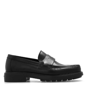 Salvatore Ferragamo Black Leather Slip-On Loafers Sz 10.5 E Salvatore Ferragamo Parigi Men main image 2