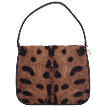 Small Leopard Print Framed Handbag