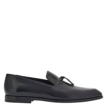 Ferragamo Salvatore Ferragamo Men's Black Lens Gancini Slip On