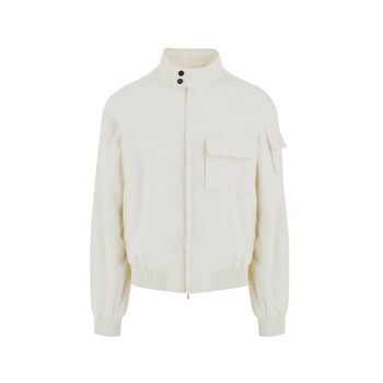 Salvatore Ferragam美品 ホワイト ジャケット サイズ48 春夏 Ferragamo Leather-Long Jachet 132443744701 - Clothing, Salvatore