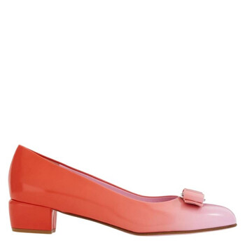 Ferragamo Salvatore Ferragamo Ladies Hot Pink Vara Bow Pump Shoe