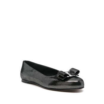 Varina Metallic Leather Ballet Flats