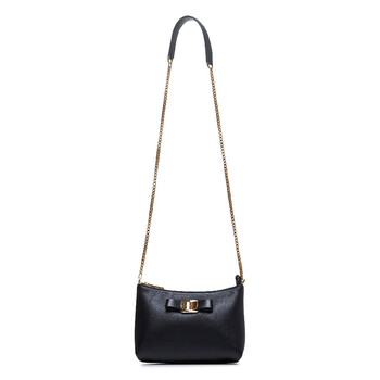 Vera Plate Mini Leather Crossbody Bag