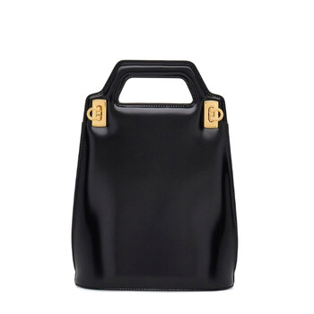 Ferragamo Ladies Black Wanda Mini Bag 213485 760348