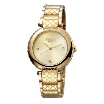 Gold Dial Ladies Watch FM1L099M0061