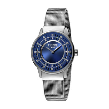 Quartz Blue Dial Ladies Watch FM1L102M0051