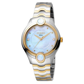 White Mother of Pearl Dial Ladies Watch FM1L083M0071